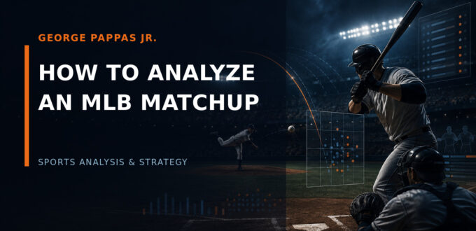 MLB matchup analysis with pitching, lineup and bullpen data